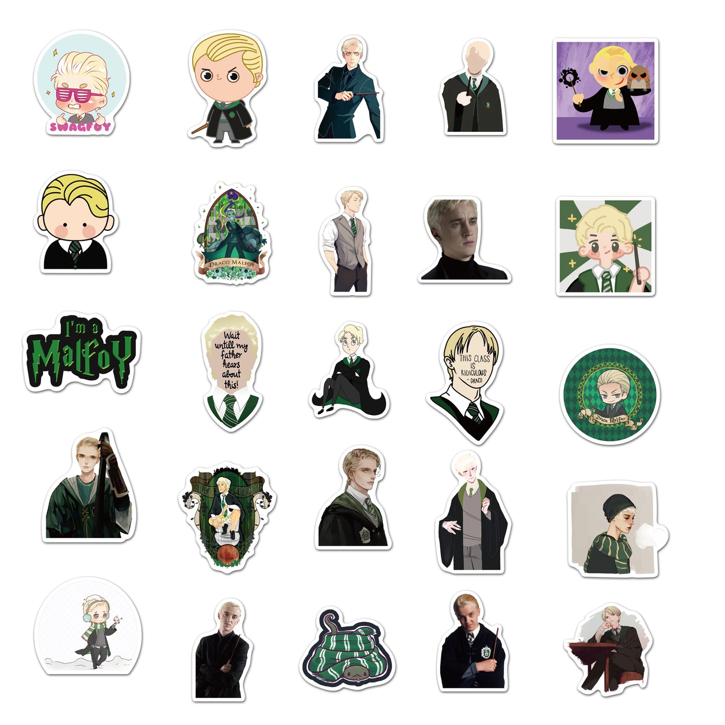 50pcs Harry Potter 5 Stickers