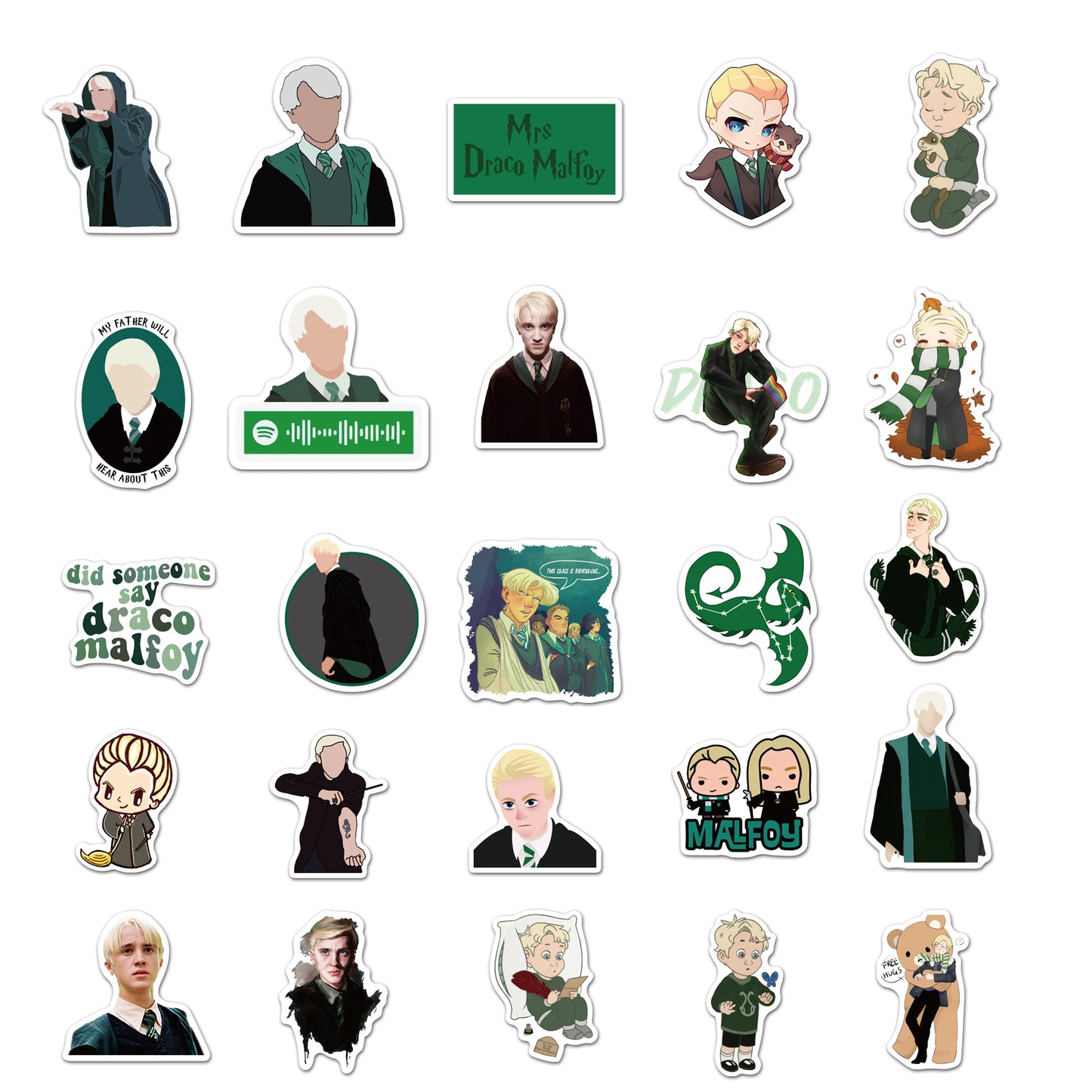 50pcs Harry Potter 5 Stickers