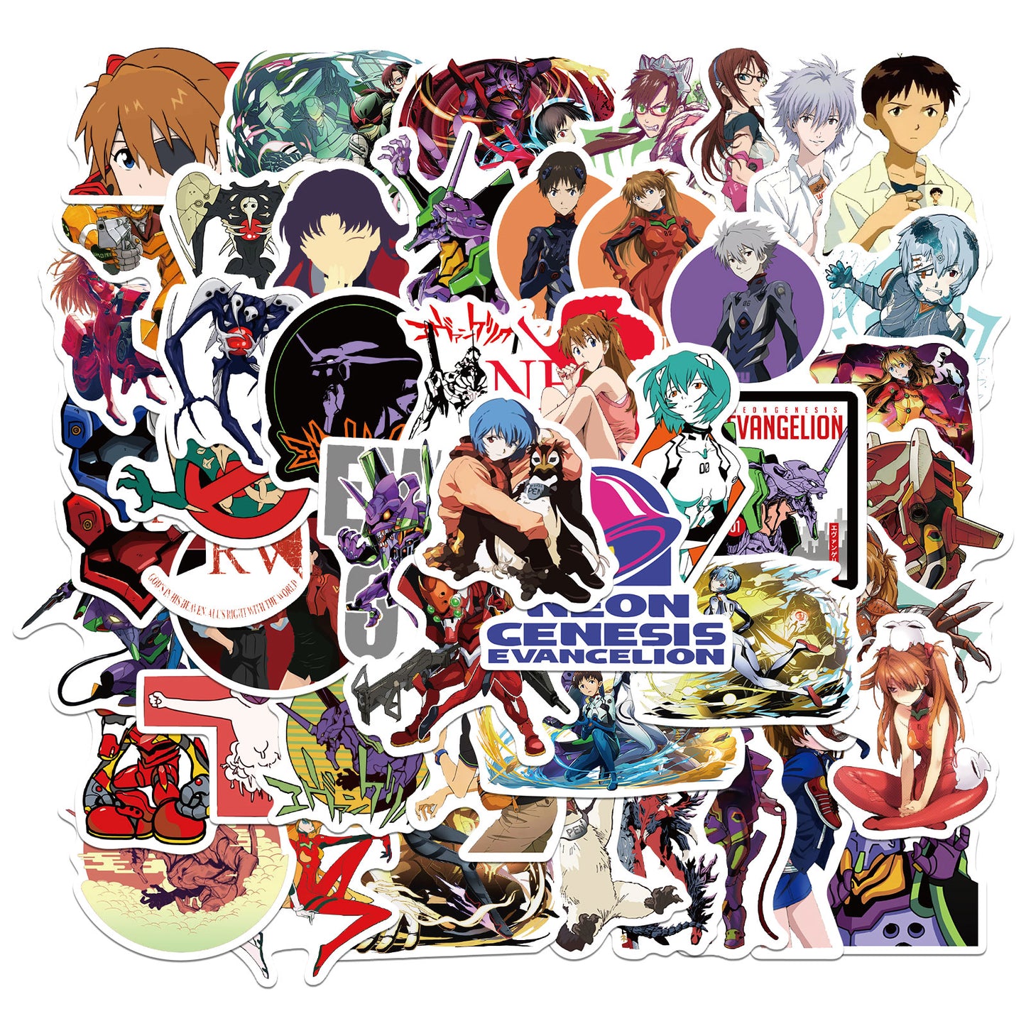 50pcs EVA 2 Stickers