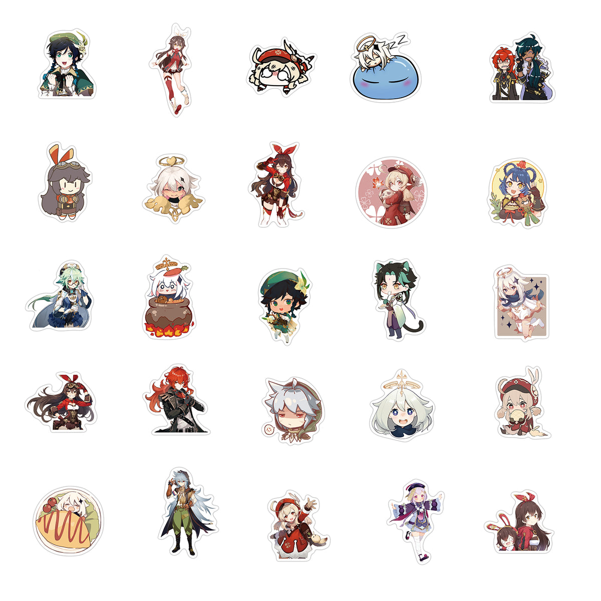 Genshin Learning Sticker 50pcs Genshin Impact 1 Stickers – AU Sticker World