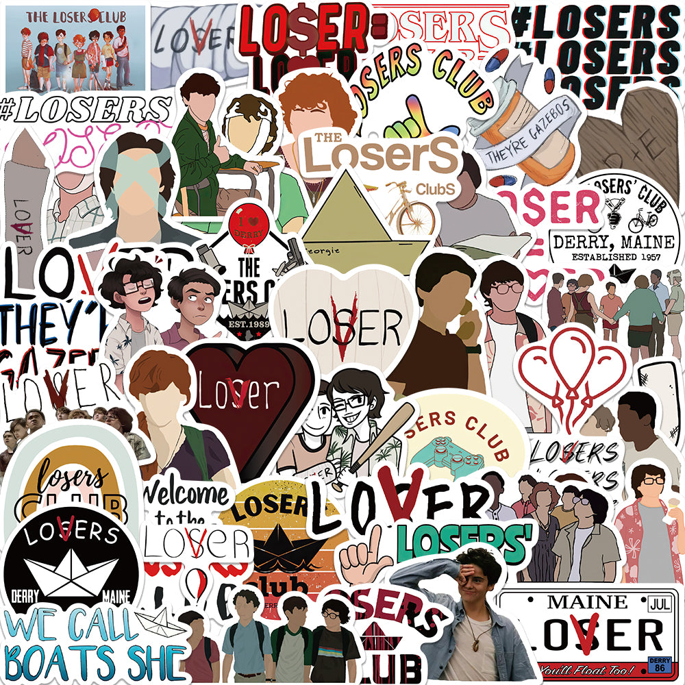 50pcs Losers Club Stickers