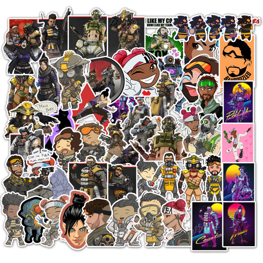 50pcs APEX Stickers