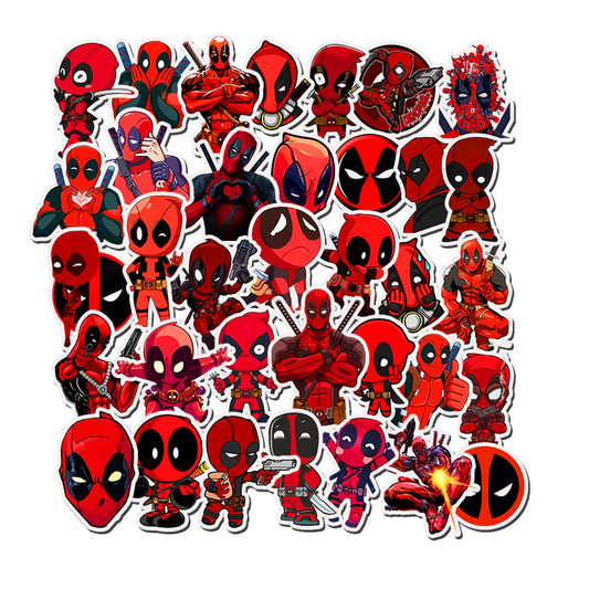 35pcs Deadpool Stickers