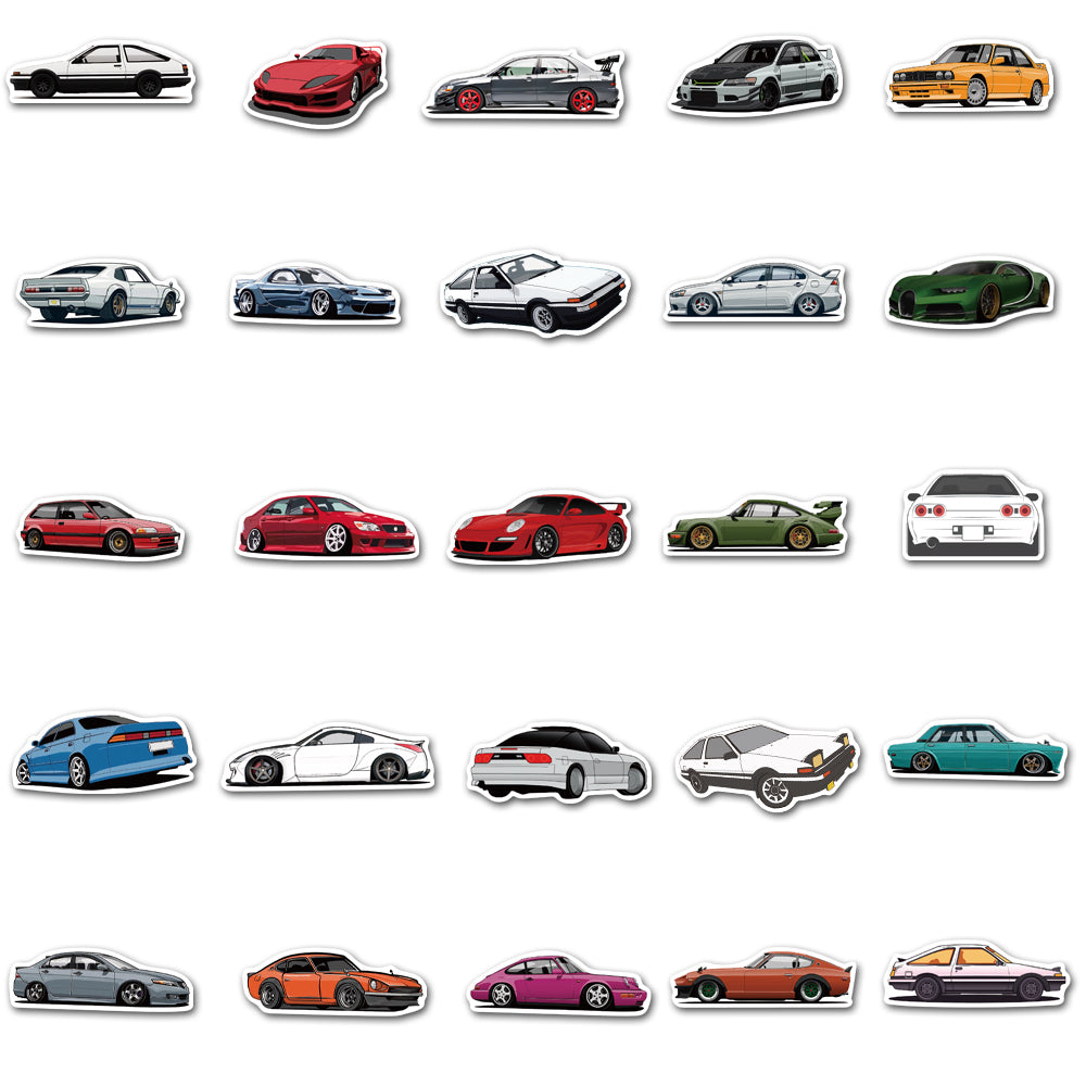 50pcs JDM Car 1 Stickers