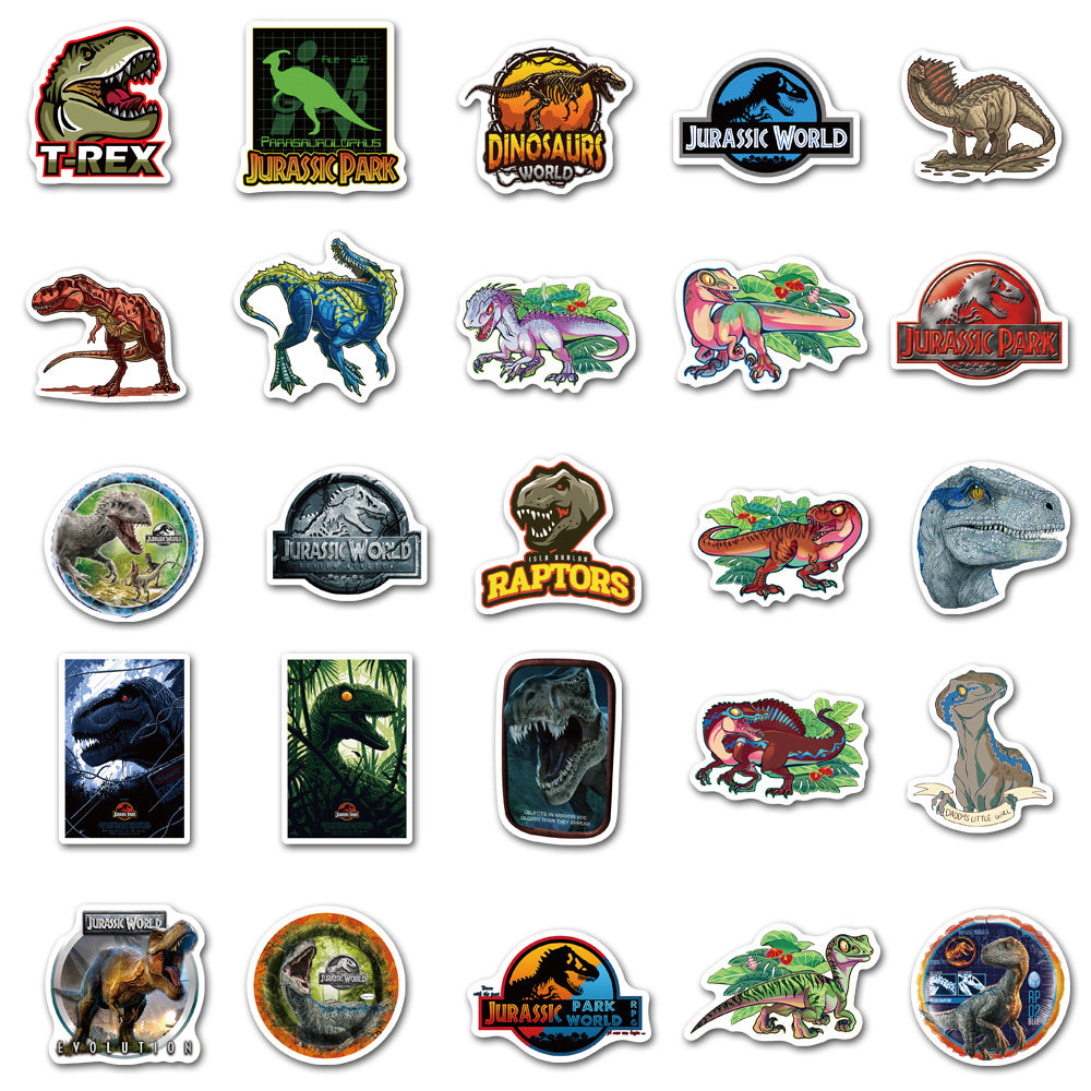 50pcs Jurassic Park 1 Stickers