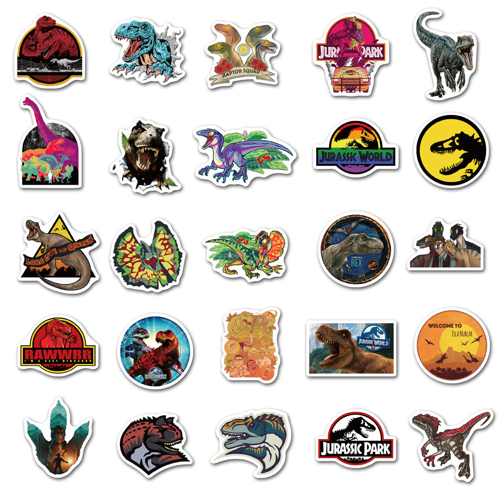 50pcs Jurassic Park 1 Stickers