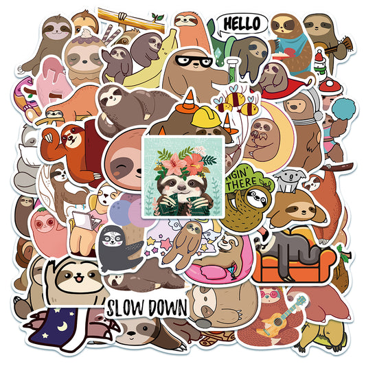 50pcs Sloth 2 Stickers