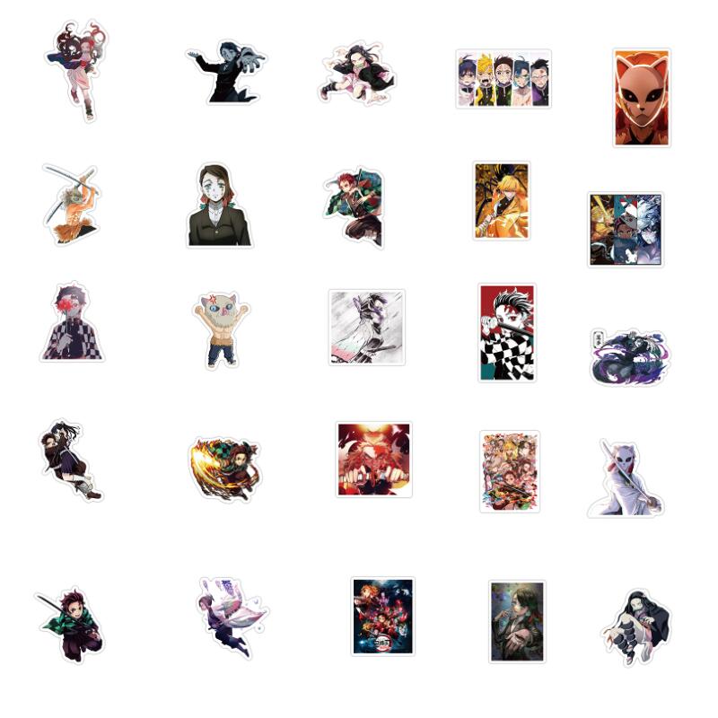 50pcs Demon Slayer 4 Stickers