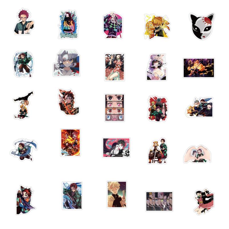 50pcs Demon Slayer 4 Stickers