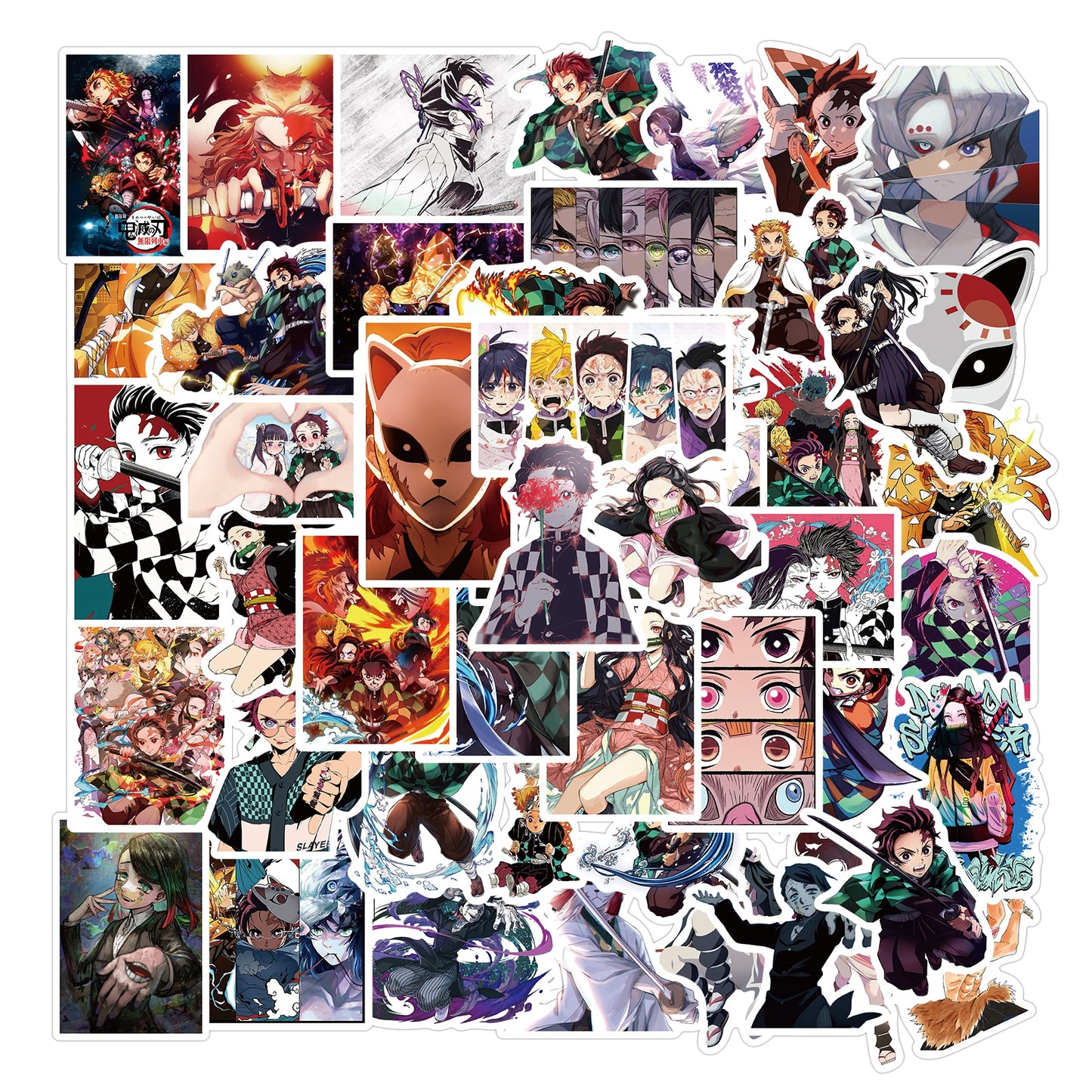 50pcs Demon Slayer 4 Stickers