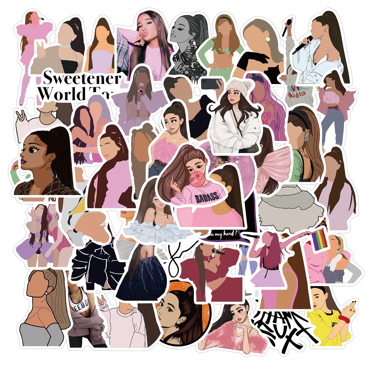 50pcs Ariana Grande Stickers