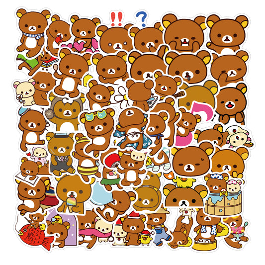 50pcs Bear INS 1 Stickers