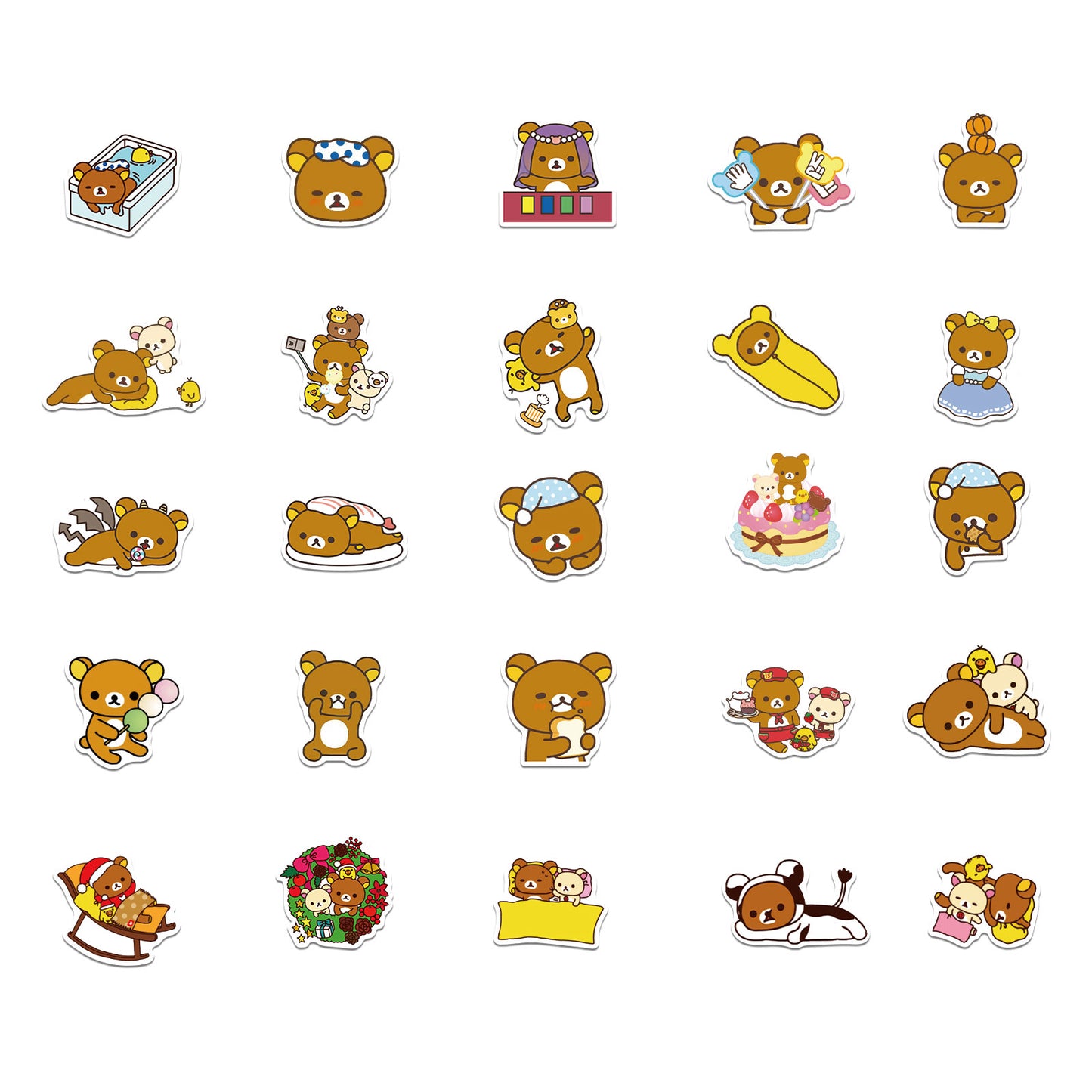 50pcs Bear INS 2 Stickers