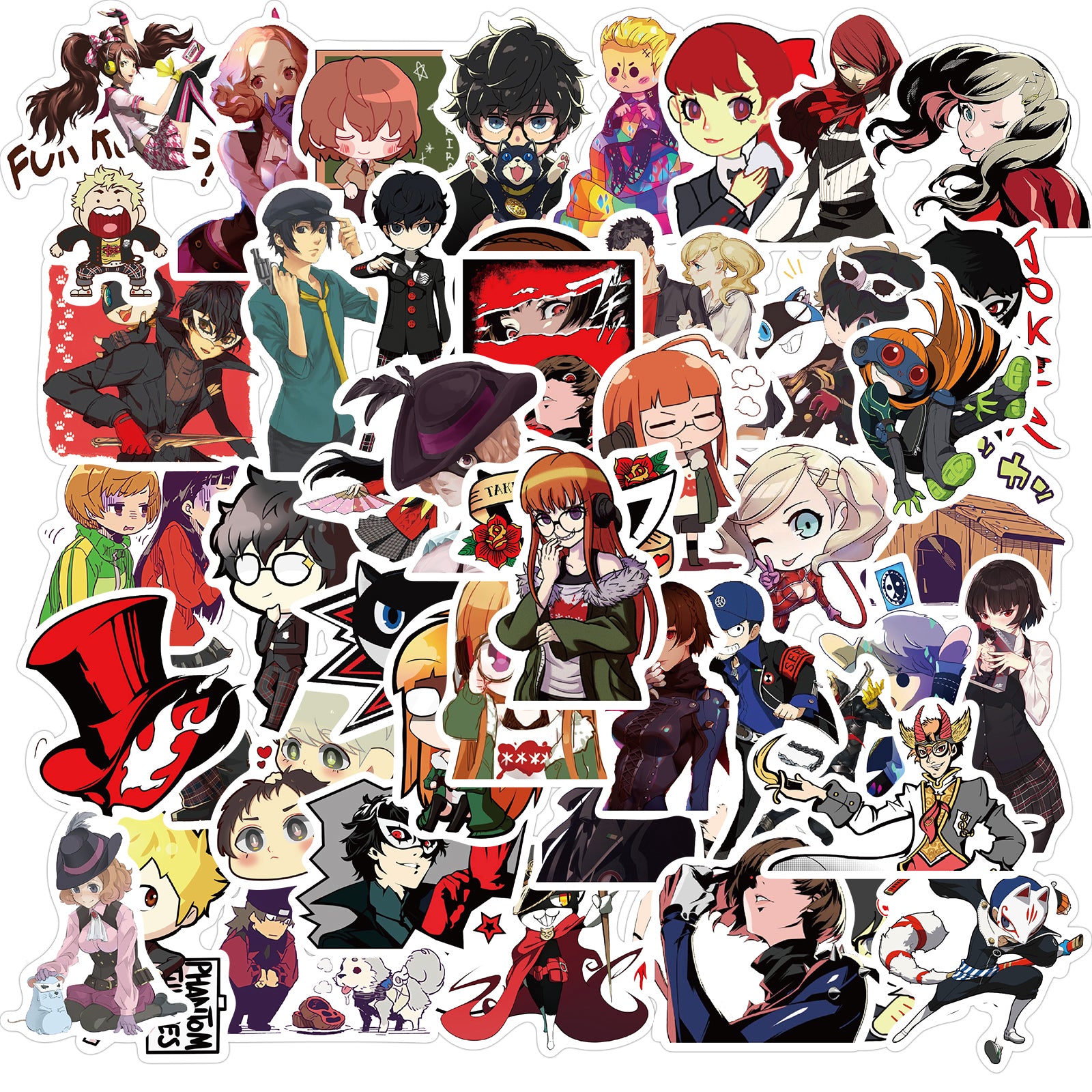 50pcs Persona 1 Stickers – AU Sticker World