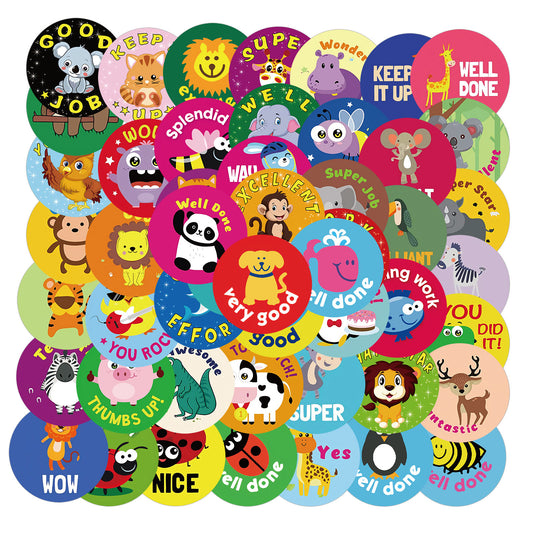 50pcs Award Words Stickers