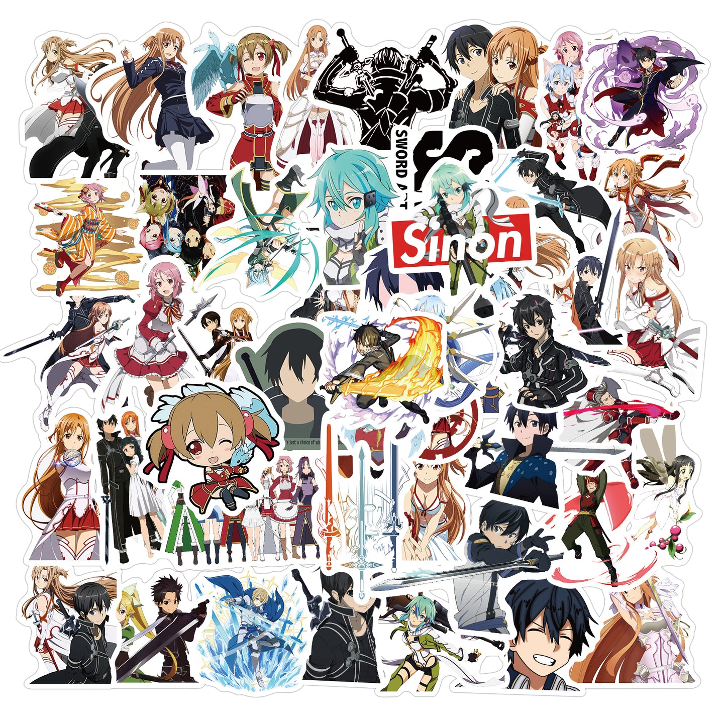 50pcs Sword Art Online 1 Stickers