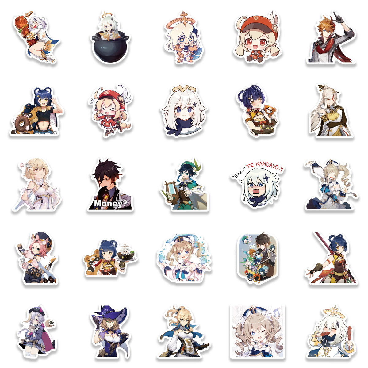 Genshin Learning Sticker 50pcs Genshin Impact 2 Stickers – AU Sticker World