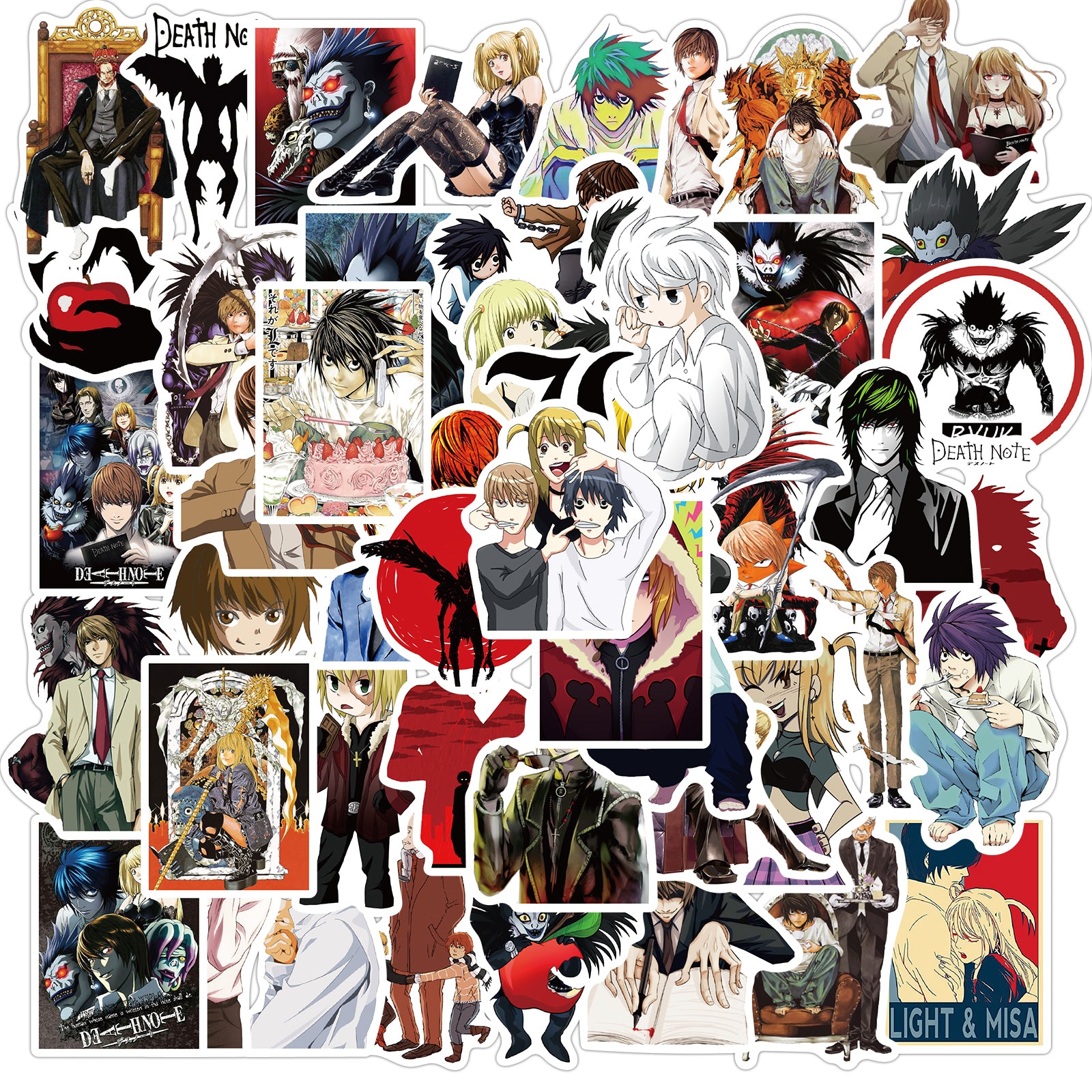 50pcs Death Note 1 Stickers – AU Sticker World