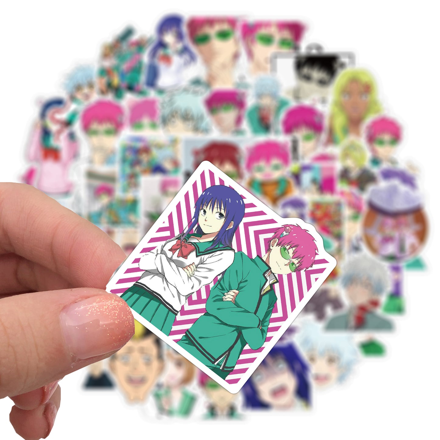 50pcs Disastrous Life Saiki K 1 Japan Anime Stickers