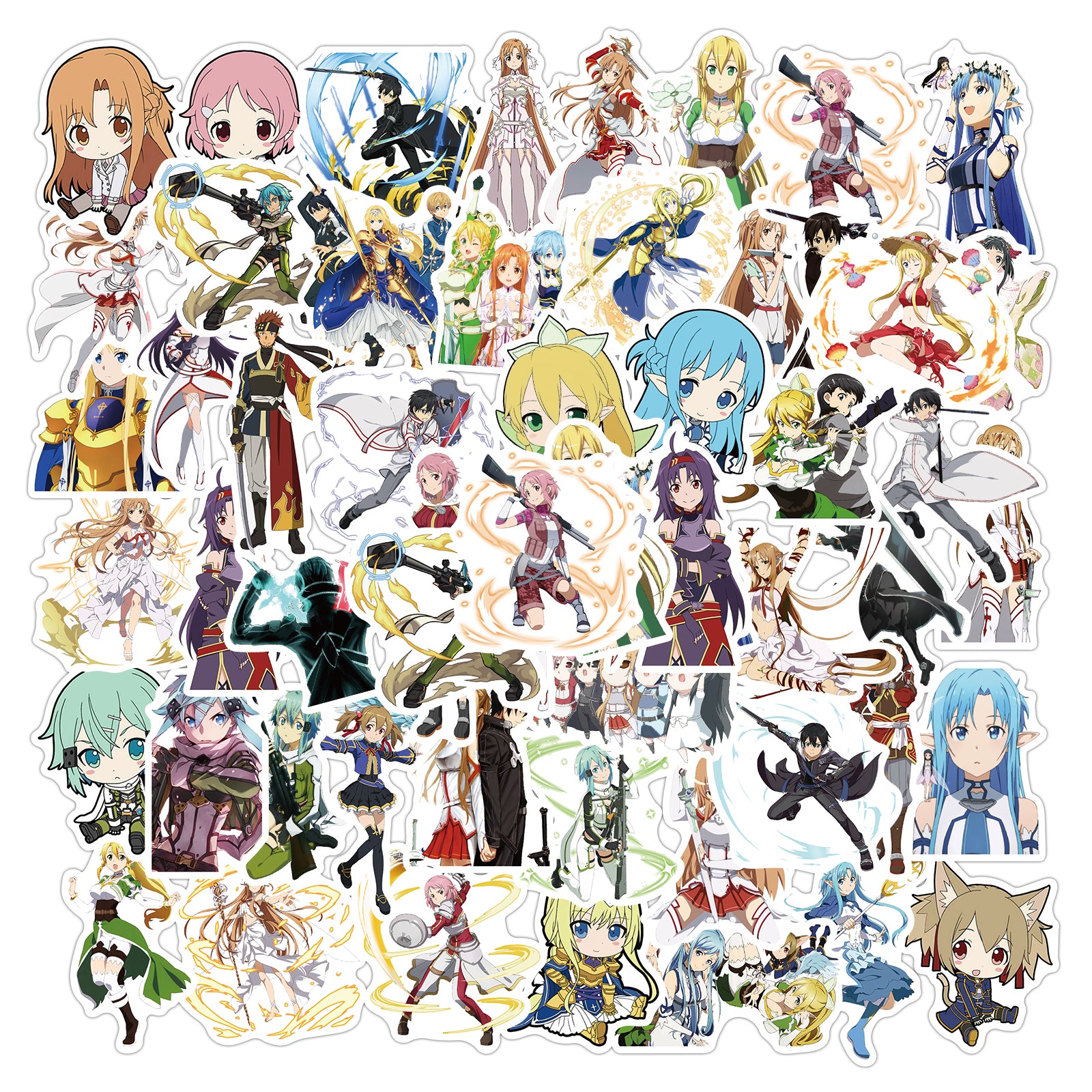 Sao Sticker 50pcs Sword Art Online 2 Stickers – AU Sticker World