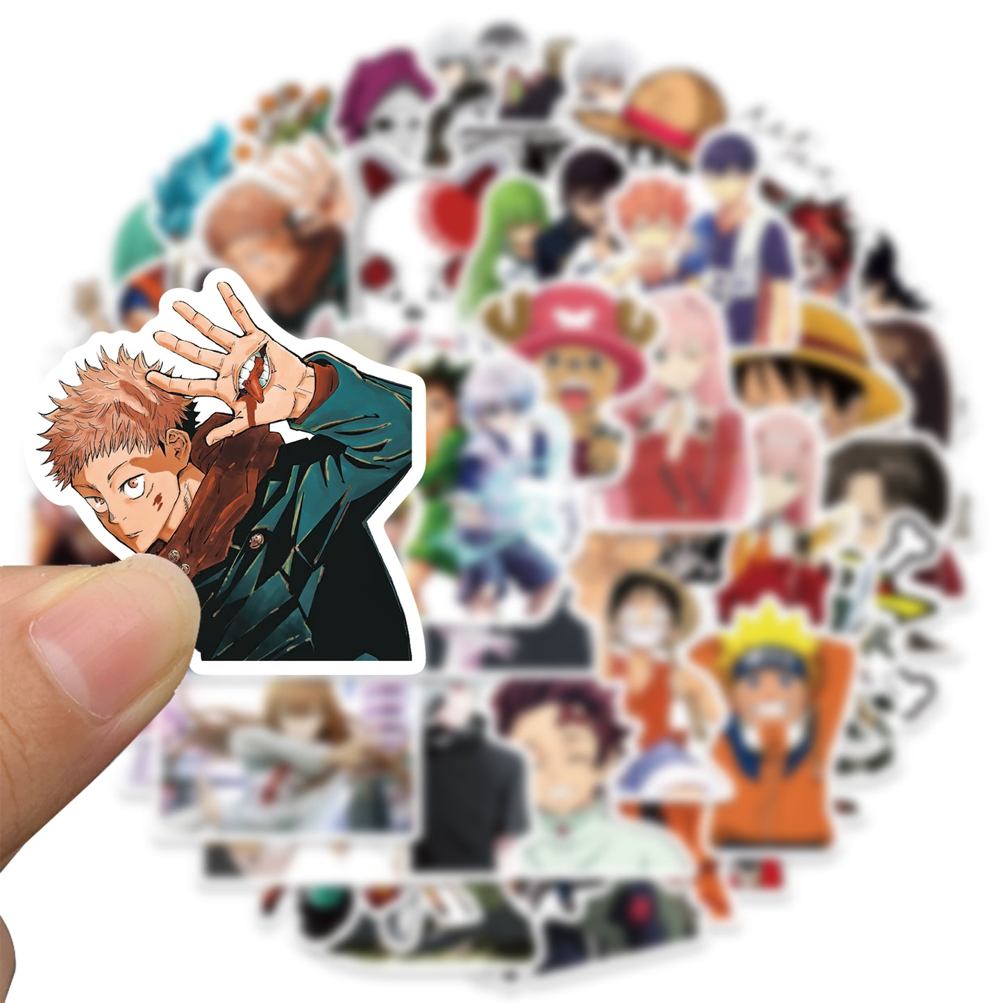 50pcs Anime Characters Collection 1 Japanese Cartoon Stickers