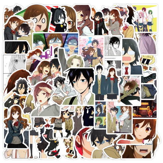 50pcs Horimiya Japan Anime Stickers
