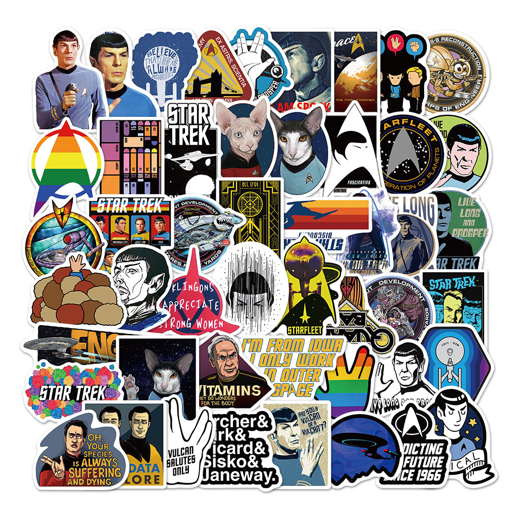 50pcs Star Trek 1 Sci-Fi Movie Stickers