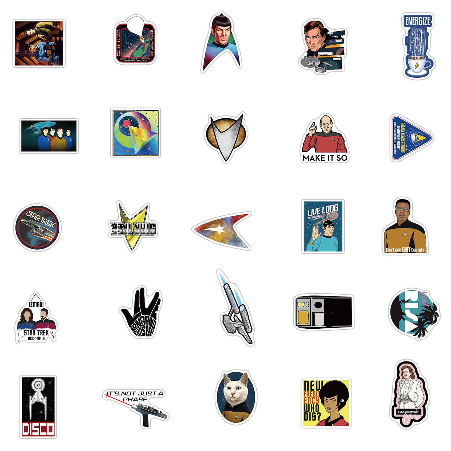 50pcs Star Trek 2 Sci-Fi Movie Stickers