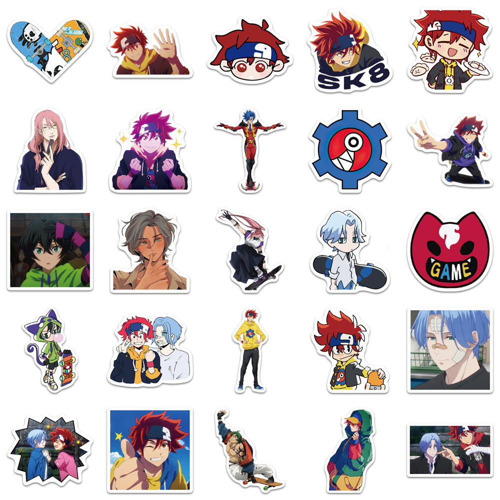 50pcs SK8 the Infinity 2 Japan Anime Stickers