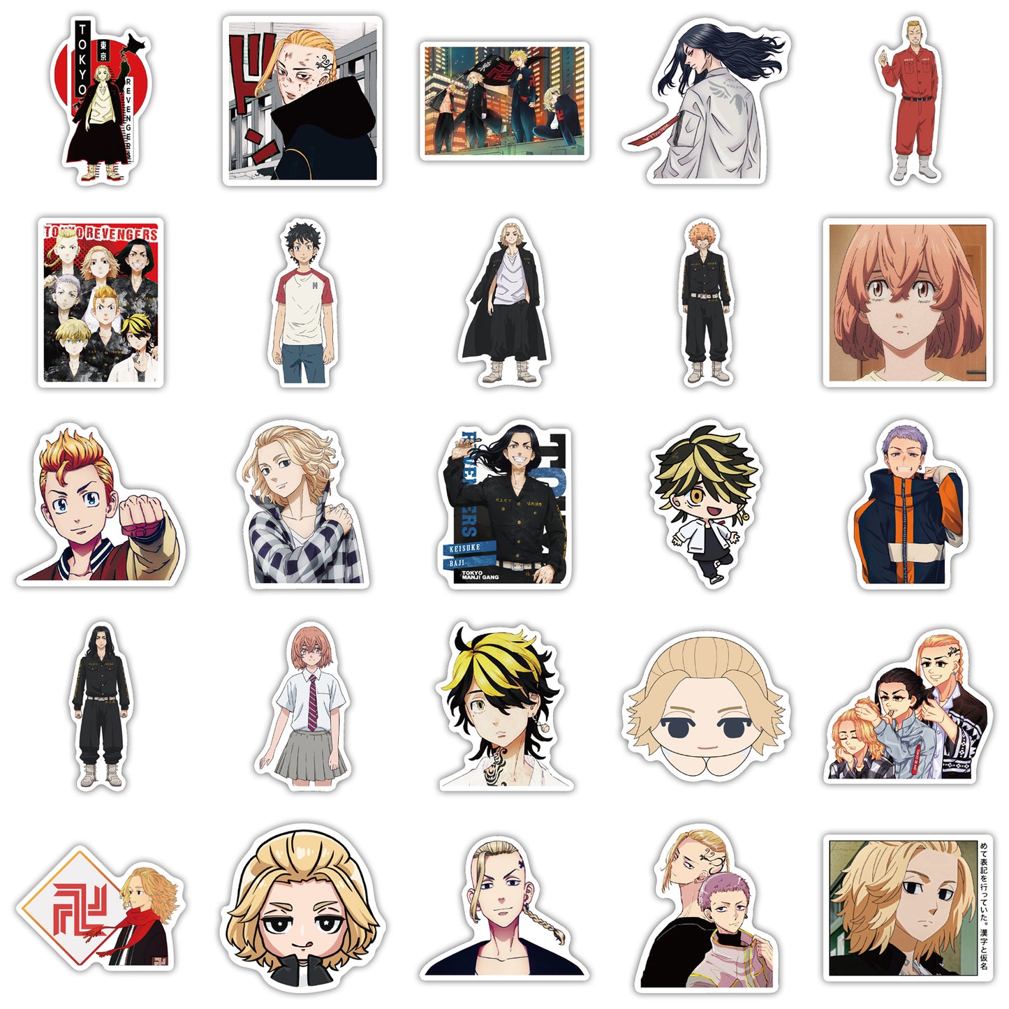 50pcs Tokyo Revengers 1 Japan Anime Stickers