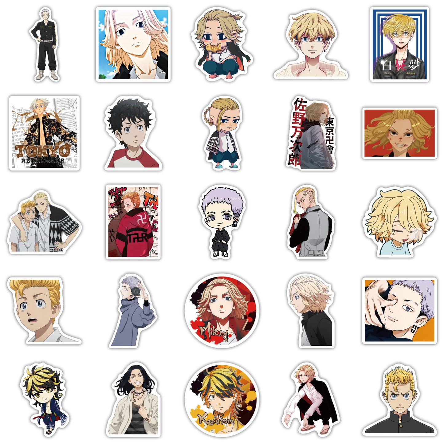 50pcs Tokyo Revengers 1 Japan Anime Stickers